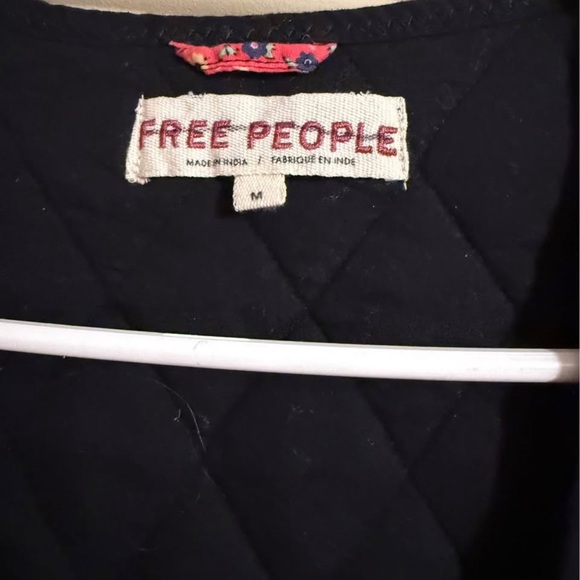 Free People Black Quilted Vest - Picture 2 of 3